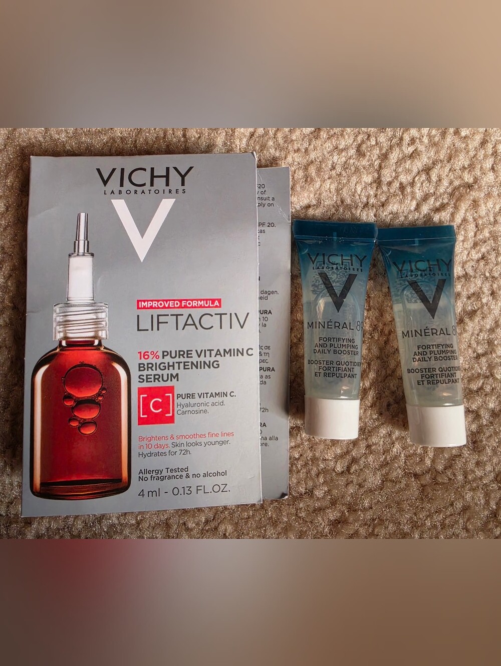 Vichy Liftactiv 16% Vitamin C Brightening Serum & 2 Mineral 89  $20 NEW